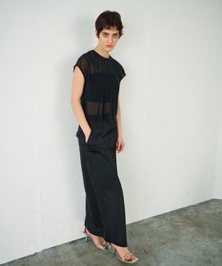 GRACE CONTINENTAL ビスチェチュールトップ ブラック