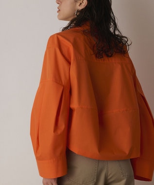 GRACE CONTINENTAL ビッグスリーブシャツ オレンジ