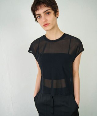 GRACE CONTINENTAL ビスチェチュールトップ ブラック