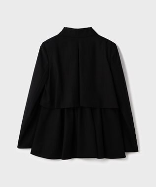 GRACE CONTINENTAL バックペプラムジャケット ブラック