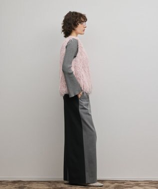GRACE CONTINENTAL フリンジベスト ピンク