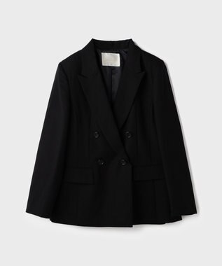 GRACE CONTINENTAL バックペプラムジャケット ブラック