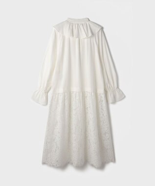 GRACE CONTINENTAL レースコンビフリルカフタンワンピース キナリ