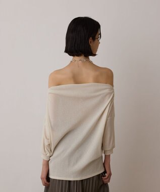 GRACE CONTINENTAL ドレープカットトップ キナリ