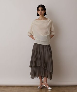 GRACE CONTINENTAL ドレープカットトップ キナリ