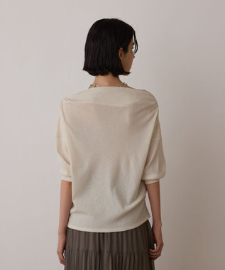 GRACE CONTINENTAL ドレープカットトップ キナリ