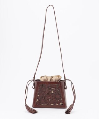 GRACE CONTINENTAL Cutwork box Bag
