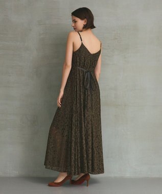 GRACE CONTINENTAL レースキャミドレス ブラウン