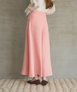 GRACE CONTINENTAL ワイドフレアパンツ ピンク