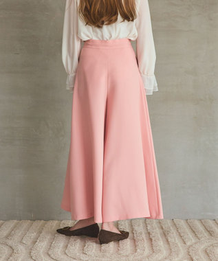 GRACE CONTINENTAL ワイドフレアパンツ ピンク