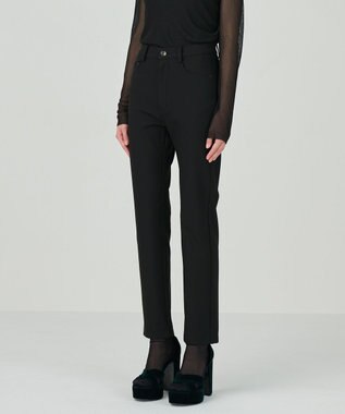 GRACE CONTINENTAL 裏起毛2WAYstスリムパンツ ブラック