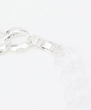 GRACE CONTINENTAL gren チェーンネックレス クリア