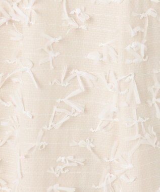 GRACE CONTINENTAL リボンヤーンフレアパンツ キナリ