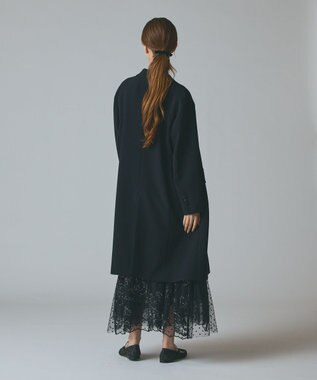 GRACE CONTINENTAL オーバーサイズテーラーコート ブラック