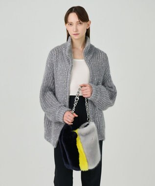 GRACE CONTINENTAL a point etc 配色チェーンバッグ