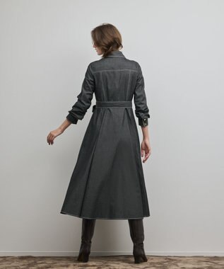 GRACE CONTINENTAL シャツフレアワンピース ブラック