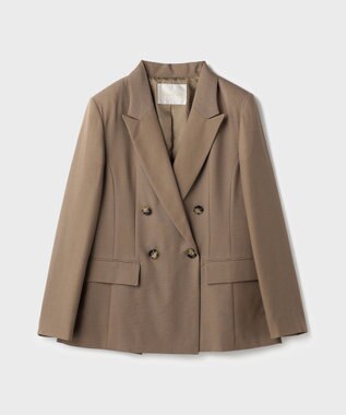 GRACE CONTINENTAL バックペプラムジャケット キャメル