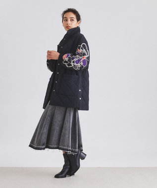 安価 パフ刺繍キルトジャケット / GRACE CONTINENTAL | GRACE ジャケット・アウター