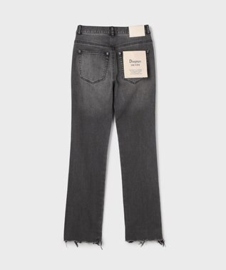 GRACE CONTINENTAL ラインスリムデニムパンツ ブラック