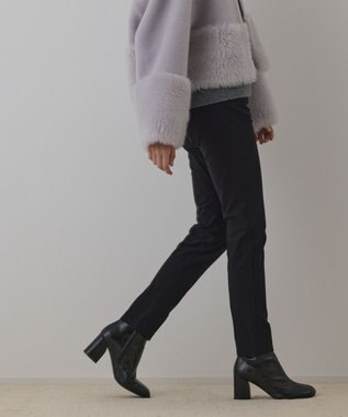 GRACE CONTINENTAL トリコットスリムパンツ ブラック