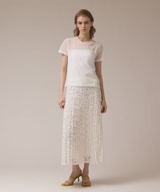 GRACE CONTINENTAL シアーカットトップ ホワイト