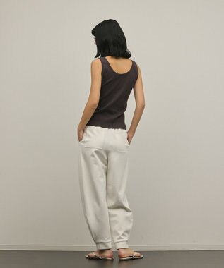 GRACE CONTINENTAL ポンチイージーパンツ ホワイト