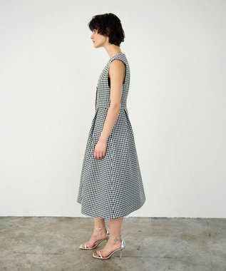 GRACE CONTINENTAL チェックジャンパースカート ブラック