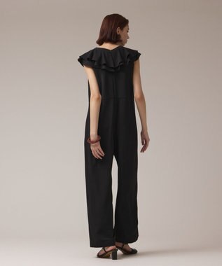 GRACE CONTINENTAL フリルサロペット ブラック