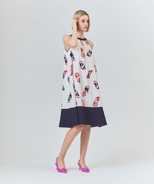 GRACE CONTINENTAL マリンホルタードレス ホワイト