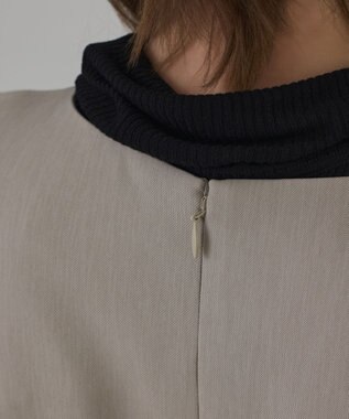 GRACE CONTINENTAL プリーツジャンパースカート ベージュ