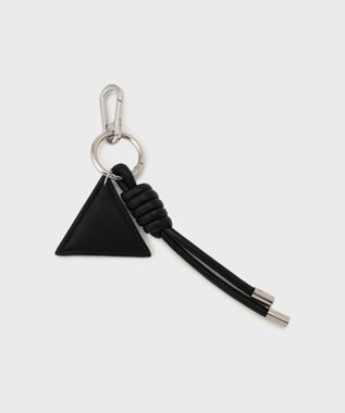 GRACE CONTINENTAL レザーチャーム ブラック