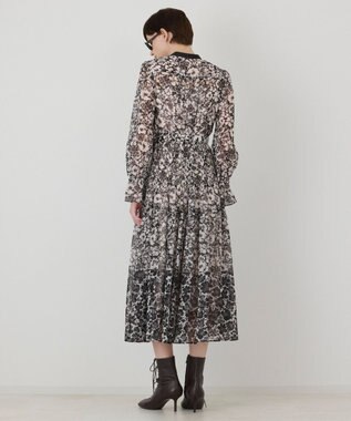 GRACE CONTINENTAL アーバンボタニカルワンピース ベージュ