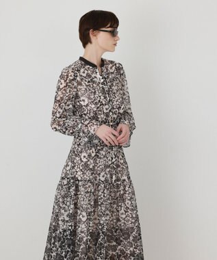 GRACE CONTINENTAL アーバンボタニカルワンピース ベージュ