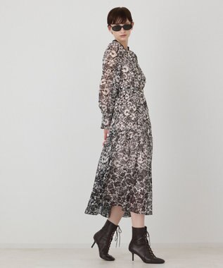 GRACE CONTINENTAL アーバンボタニカルワンピース ベージュ