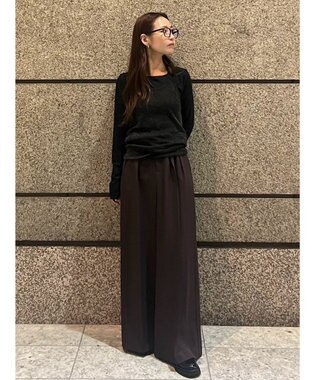 GRACE CONTINENTAL シアーレイヤードカットトップ ブラック