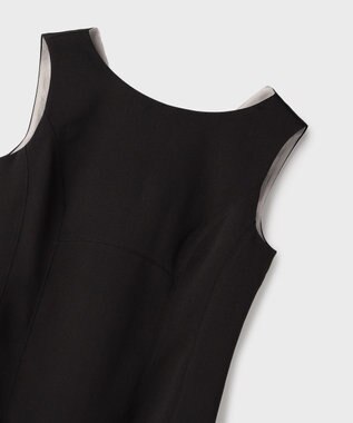 GRACE CONTINENTAL バックシャンワンピース ブラック