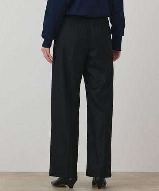 GRACE CONTINENTAL ウールタックワイドパンツ ブラック