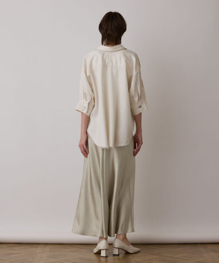 GRACE CONTINENTAL ハーフスリーブルーズシャツ キナリ