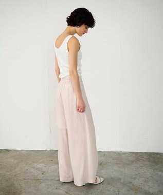 GRACE CONTINENTAL テレコノースリーブ ホワイト