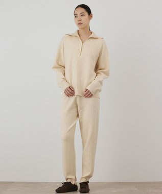GRACE CONTINENTAL スムースニットパンツ キナリ