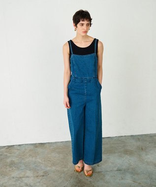 GRACE CONTINENTAL デニムサロペット インディゴ