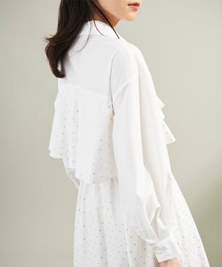箔ドットシャツドレス / GRACE CONTINENTAL | GRACE CONTINENTAL 箔ドットシャツドレス / GRACE CONTINENTAL | GRACE CONTINENTAL