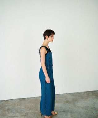 GRACE CONTINENTAL デニムサロペット インディゴ