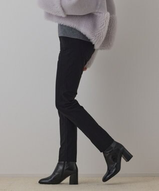 GRACE CONTINENTAL トリコットスリムパンツ ブラック