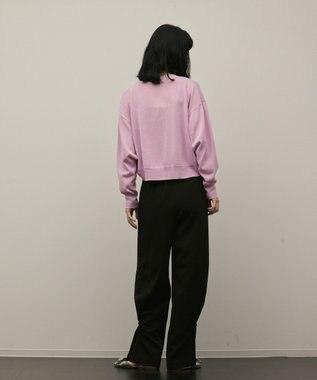 GRACE CONTINENTAL スリーブスリットニットカーディガン ピンク