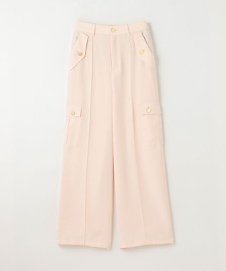 GRACE CONTINENTAL バックサテンカーゴパンツ キナリ