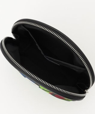 GRACE CONTINENTAL Fabricシェルポーチ グリーン