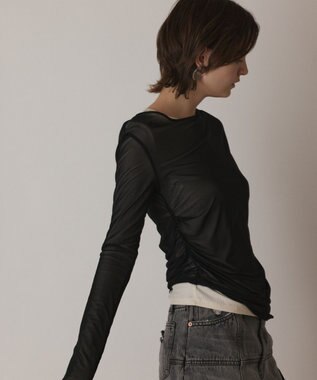 GRACE CONTINENTAL レイヤードカットトップ ブラック