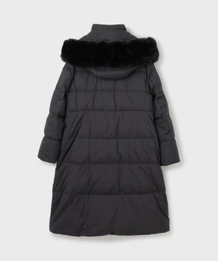 GRACE CONTINENTAL フードファーロングダウン ブラック