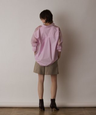 GRACE CONTINENTAL リネンライクショートパンツ ベージュ